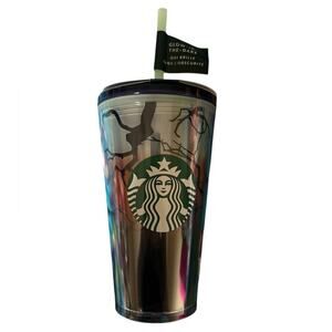 NEW Starbucks Fall 2022 Glow in the Dark Ravens Perch Tumbler 16oz w/ Stickers